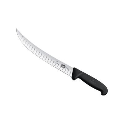5.7223.25 - Couteau Abattre VICTORINOX 25 cm Alvéolé Noir