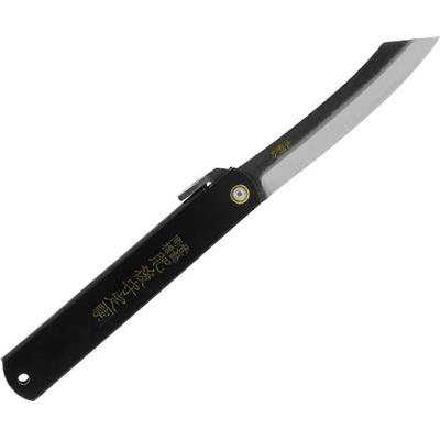 917N - Couteau HIGONOKAMI Luxe Noir 12 cm Carbone