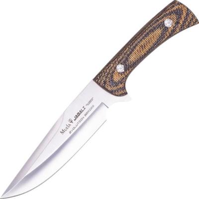 9336 - Poignard MUELA Jabali Micarta 17CM Inox avec Etui Cuir