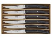 BJB.1025N - Coffret 6 Couteaux Le Thiers BJB Noir 