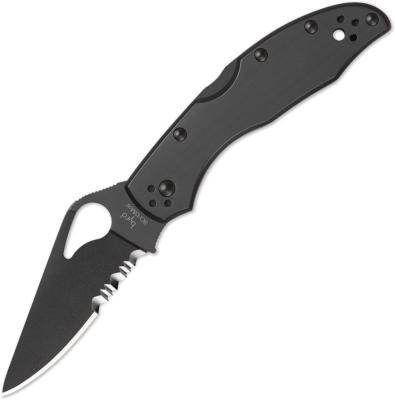 BY04BKPS2 - Couteau SPYDERCO Byrd Knife Meadowlark Noir