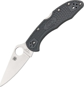 C11FPGY - Couteau SPYDERCO Delica 4 Flat Ground Gray