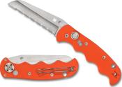 C165GSOR - Couteau Automatique SPYDERCO Autonomy G-10 Orange