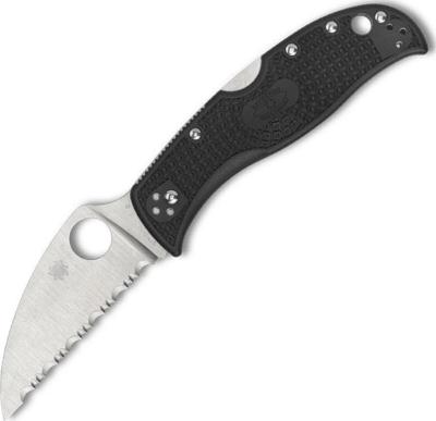 C254SBK - Couteau SPYDERCO Rockjumper Noir Denté