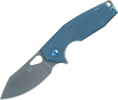 FX527TI - Couteau FOX Yaru Titanium Bleu