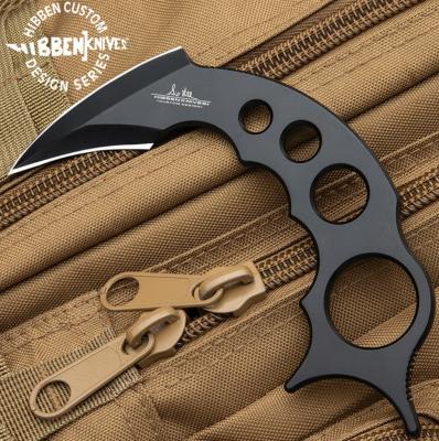 GH2028SSB - Hibben Claw II Black UNITED CUTLERY