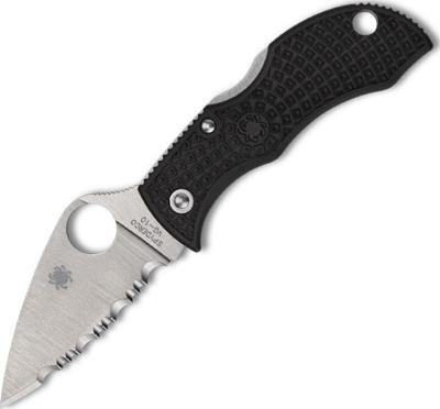 MBKLFS - Couteau SPYDERCO Manbug Lightweight Leaf Black