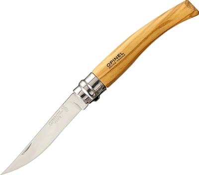 OP001144 - Couteau OPINEL Effilé Inox N°08 Olivier