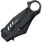 TF1044BK - Couteau TAC FORCE Linerlock A/O Black