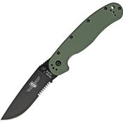 ON8847OD - Couteau ONTARIO RAT 1 Folder OD Green