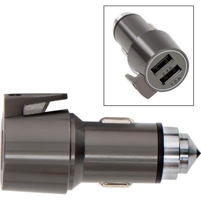 SW1117239 - Chargeur USB Double, Brise Vitre et Coupe Ceinture SMITH & WESSON