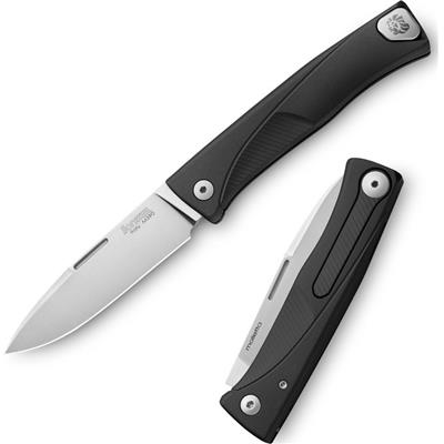 TLABS - Couteau LION STEEL Thrill Aluminium Noir