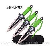 ZB1353 - Jeu de 3 Couteaux  lancer Z HUNTER