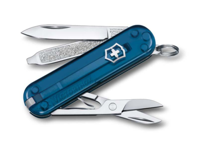 0.6223.T61G - Couteau VICTORINOX Classic SD Translucide Sky High