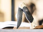 112124DAM - Couteau BOKER SOLINGEN Scout Bog Oak Damask Ed. Limitée