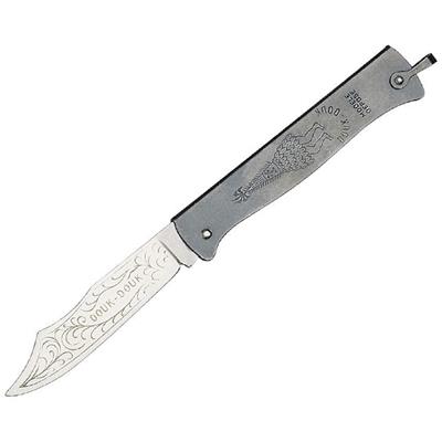 DK1715 - Couteau Le Douk-Douk Bronze d'Arme 9 cm Carbone