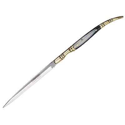 C4689 - Couteau Stylet CUDEMAN Façon Corne 10 cm