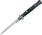 B250-28 - Couteau CONSORZIO COLTELLINAI Auto Stiletto Fa�on Corne  