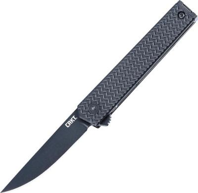CR7081D2K - Couteau CRKT CEO Microflipper Black