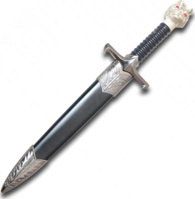 D71S - Dague Tête de Loup Longclaw Jon Snow GAME OF THRONES