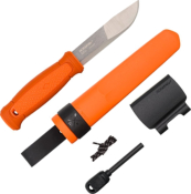 MO13913 - Poignard MORA Kansbol Burnt Orange et Kit De Survie