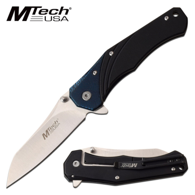 MT1103BL - Couteau MTECH USA Manual Framelock