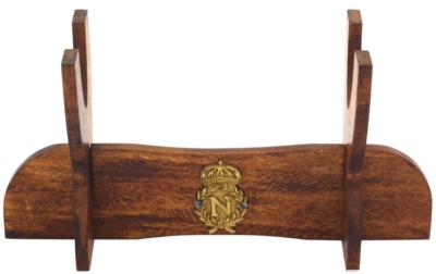 S814 - Support DENIX en Bois avec Emblème Napoléon 