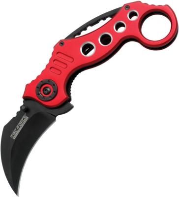 TF578RD - Couteau TAC FORCE Karambit Red A/O