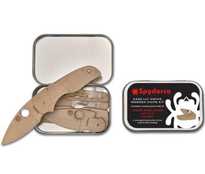 WDKIT2 - Kit Couteau en Bois SPYDERCO C230 Lil' Native