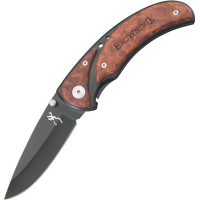 BR068 - Couteau BROWNING Framelock Black/Cocobolo