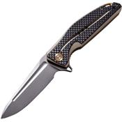 C901A - Couteau CIVIVI Statera Marron/Noir avec Clip