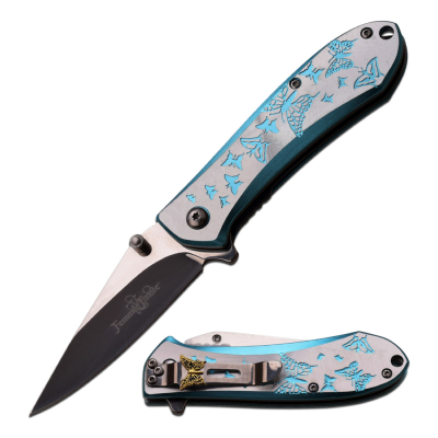 FFA010LB - Couteau FEMME FATALE Butterfly Blue