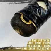 KKBFDE1 - Katana Forgé Kill Bill Hattori Hanzo Blood Damascus Edition