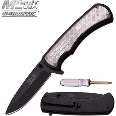 MTA923BK - Couteau à Customisé MTECH Noir