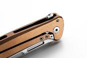 SK01BR - Couteau Skinny LIONSTEEL Titanium Bronze