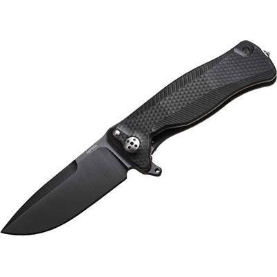 SR11ABB - Couteau LION STEEL SR11 Aluminium noir avec Clip
