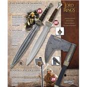 UC2628 - Hache de Gimli ( UNITED CUTLERY ) Le Seigneur Des Anneaux