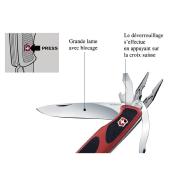 0.9723.C - Couteau VICTORINOX Ranger Grip 74 Rouge/Noir