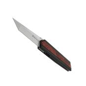 MAS376RR - Couteau MASERIN AM4 Fibre de Carbone/Erable Rouge