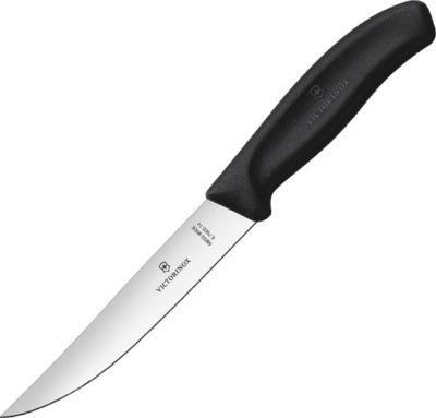 6.7903.14 - Couteau steak VICTORINOX SwissClassic 14 cm Noir Lame Lisse