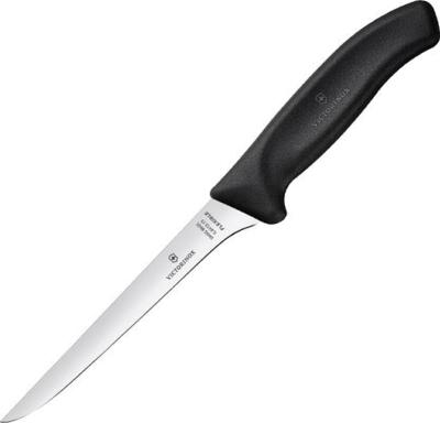 6.8413.15B - Couteau à désosser VICTORINOX Swissclassic 15 cm Noir
