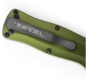 BEN3350-2302 - Couteau Automatique BENCHMADE Mini Infidel Woodland Green