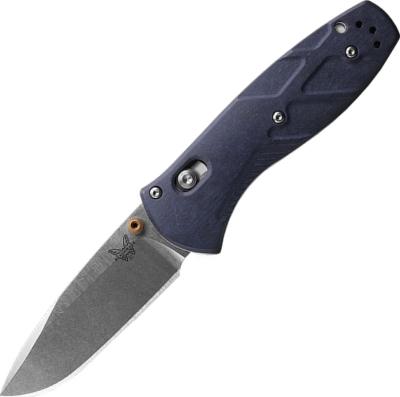 BEN585-03 - Couteau BENCHMADE Mini Barrage Blue Canyon Richlite