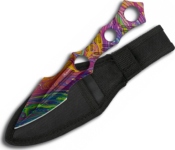 CL32388 - Couteau  lancer 3D Colorful