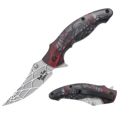 DSA2002B - Couteau de Poche DARK SIDE BLADES Araignée Noir 