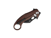 LE1AEB - Couteau LIONSTEEL Karambit L.E.One Marron/Noir