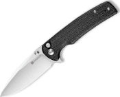 S210071 - Couteau SENCUT Sachse Micarta Noir