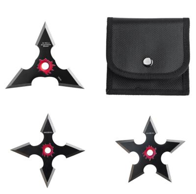 STARSPP2 - Set de 3 Etoiles à Lancer Black avec Etui
