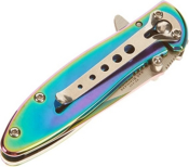 TF660AB - Couteau TAC FORCE Rainbow Framelock