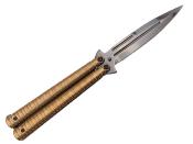 TH.16075 - Papillon THIRD Titane Rose 12cm Inox